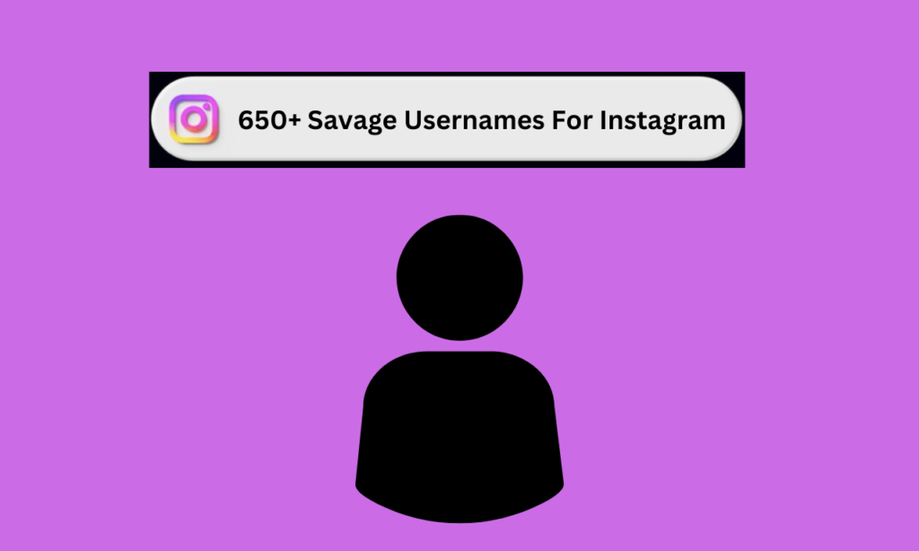 Savage Usernames For Instagram